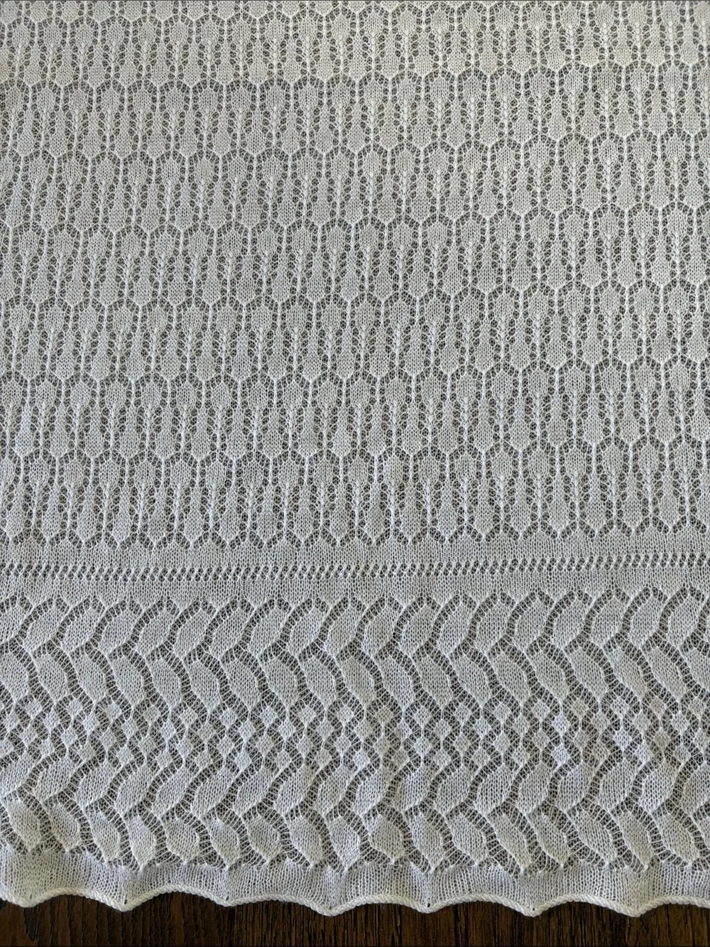 Bloomingdale’s Young World Baby blanket 40”x 38” England